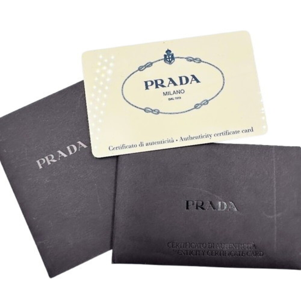 PRADA Black Leather Saffiano Shoulder Bag - Picture 9 of 9